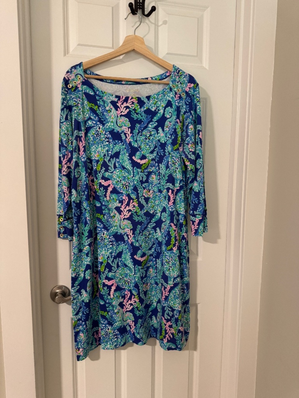 Lilly Pulitzer GUC UPF 50+ Sophie dress XL in Turtle Villa